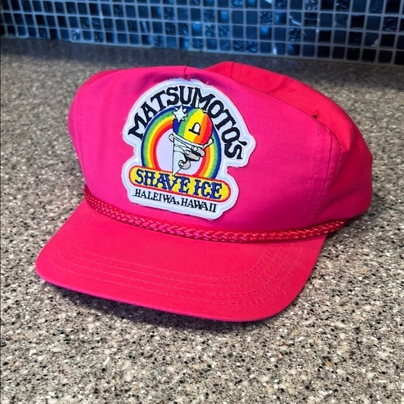 Matsumoto\'s Shave Ice Hawaii Pink Adjustable Trucker Hat main image 9